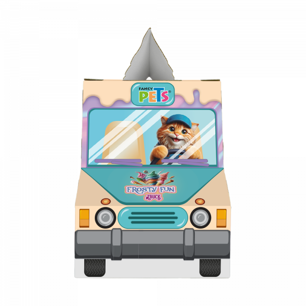 CAMION DE HELADOS C/RASCADOR PARA GATO