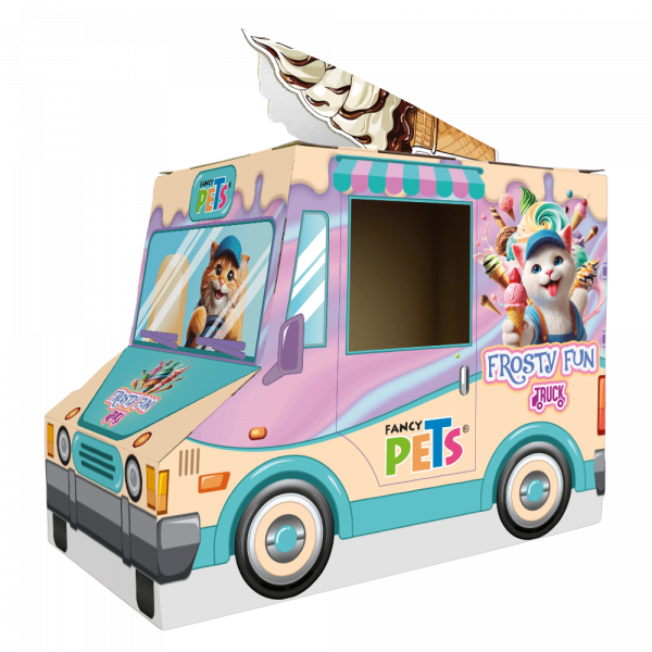 CAMION DE HELADOS C/RASCADOR PARA GATO