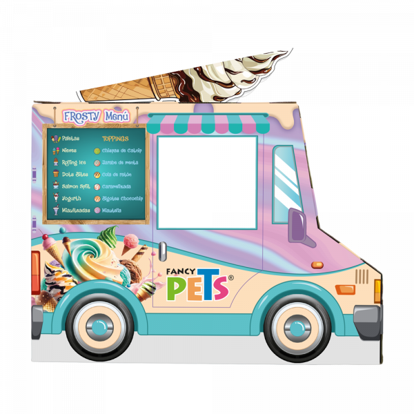 CAMION DE HELADOS C/RASCADOR PARA GATO