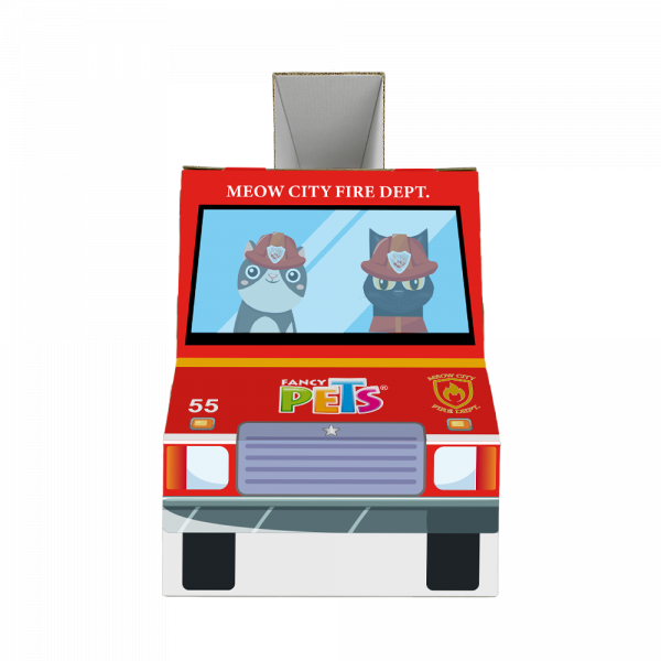 CAMION DE BOMBEROS C/RASCADOR PARA GATO