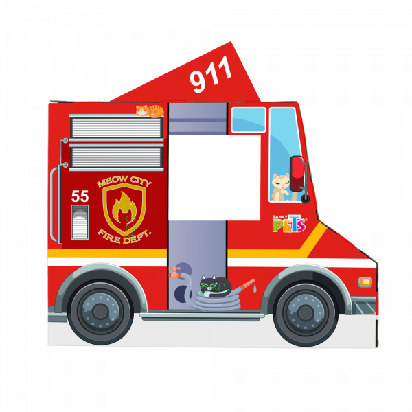 CAMION DE BOMBEROS C/RASCADOR PARA GATO