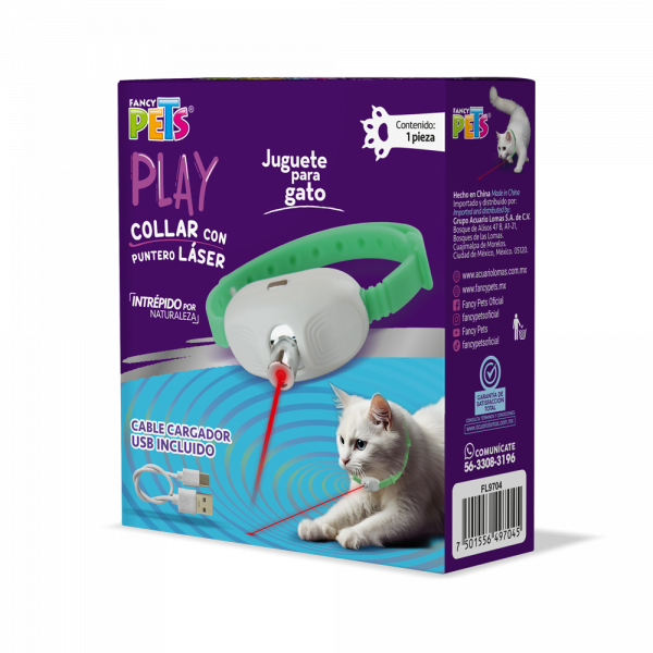 JUGUETE COLLAR PUNTERO LASER P/GATO