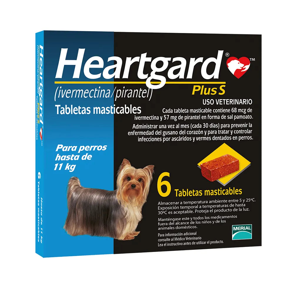 HeartGard PLUS Para Perro 6 Masticables Boehringer