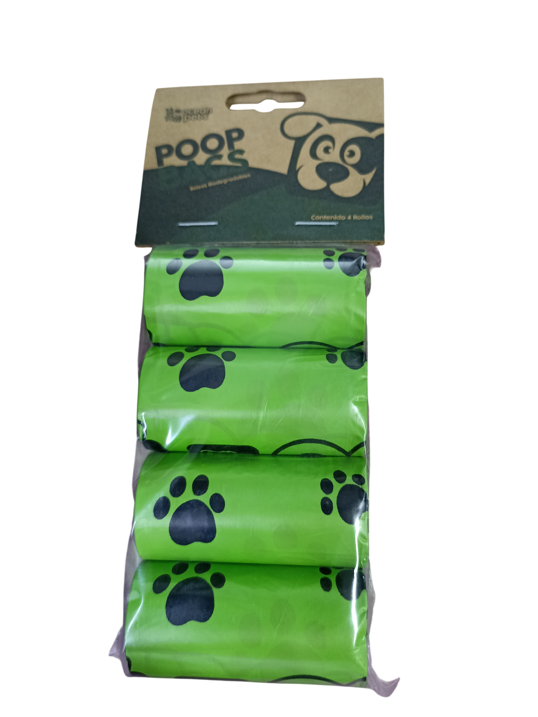 POOP BAGS BLISTER 4 ROLLOS 60 BOLSAS