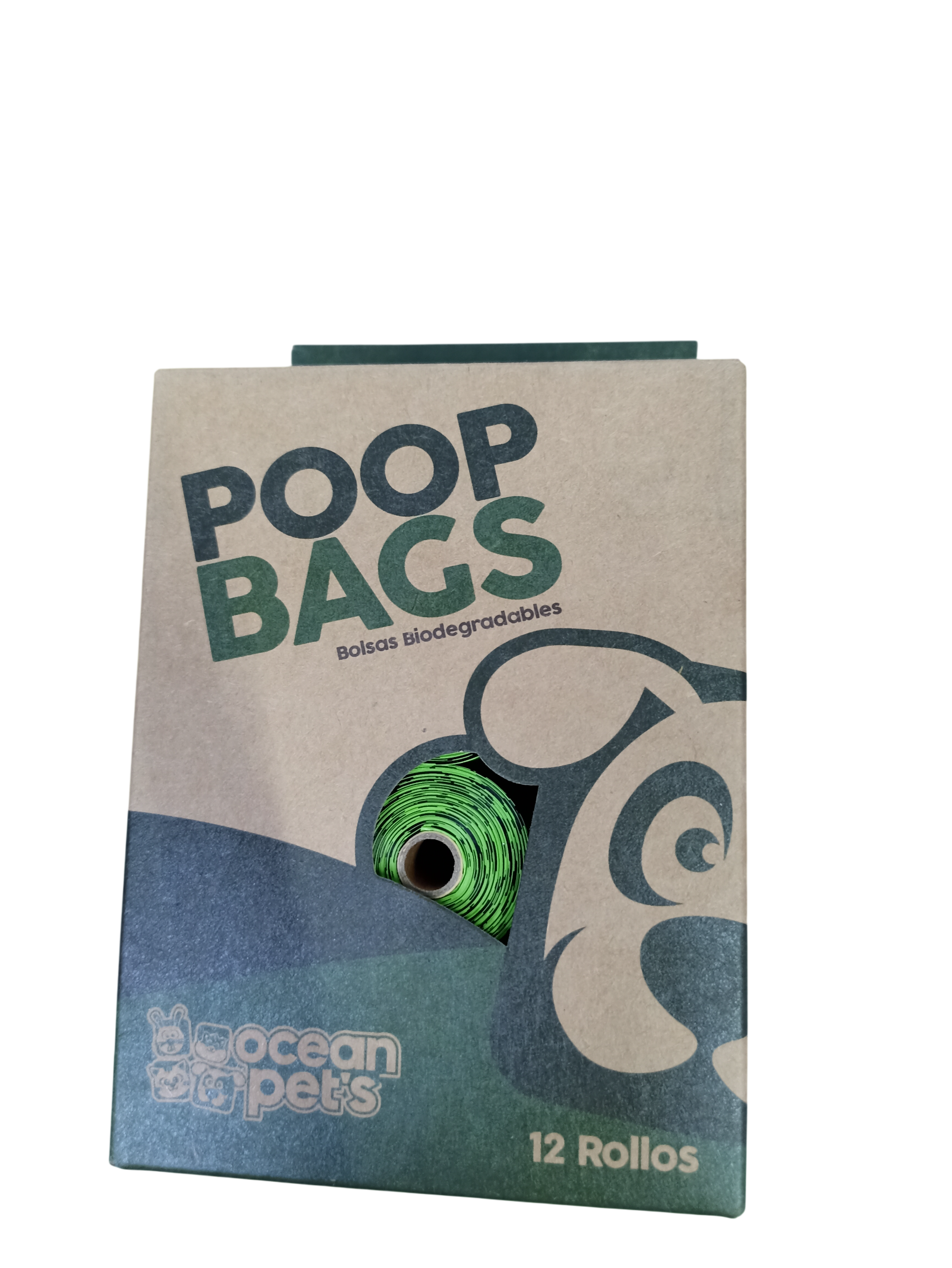 BOLSA BIODEGRADABLES C/12 ROLLOS CAJA C/180 BOLSAS