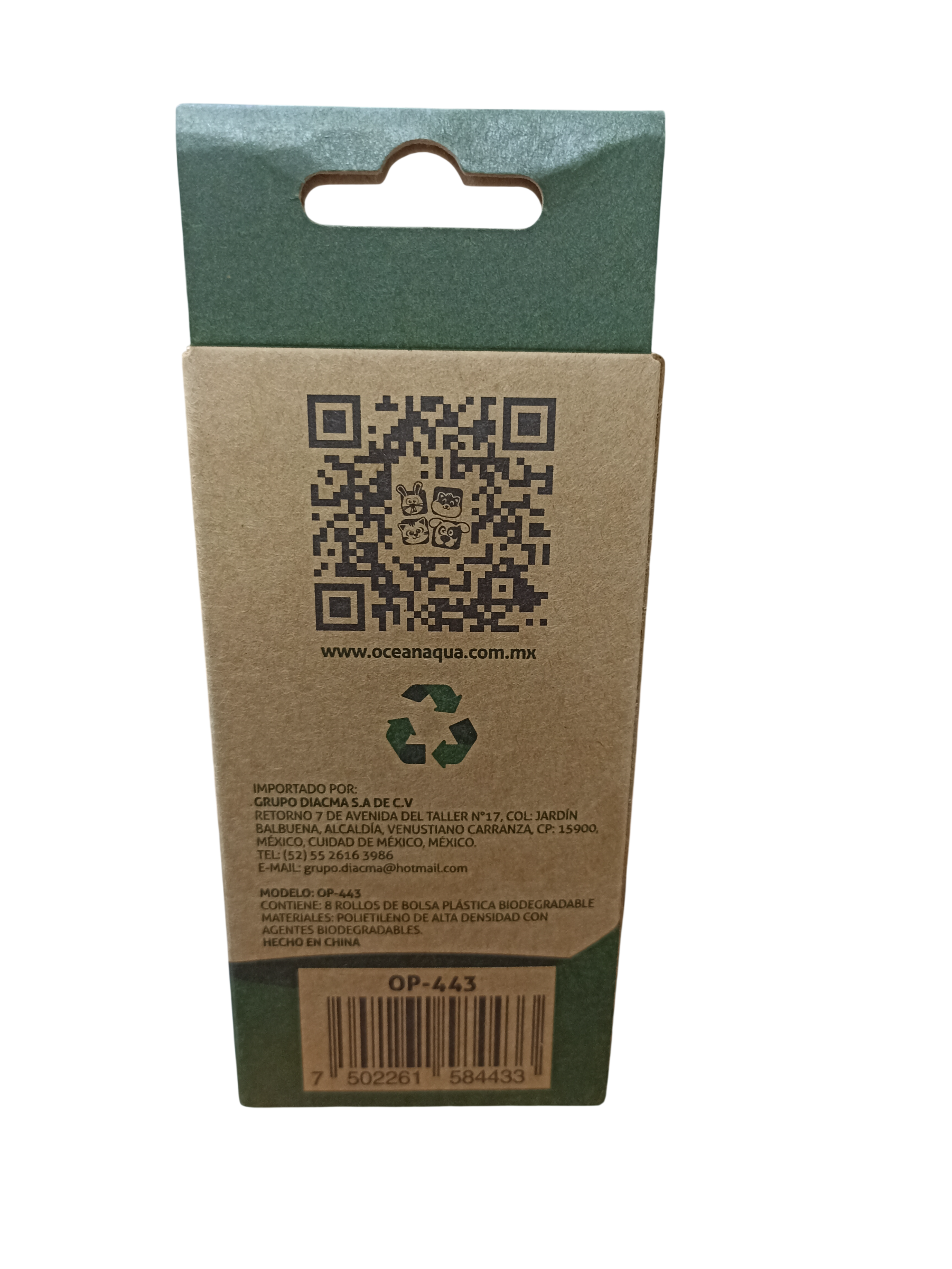 BOLSA BIOD C/8 ROLLOS DE 15/BOLSAS C/U