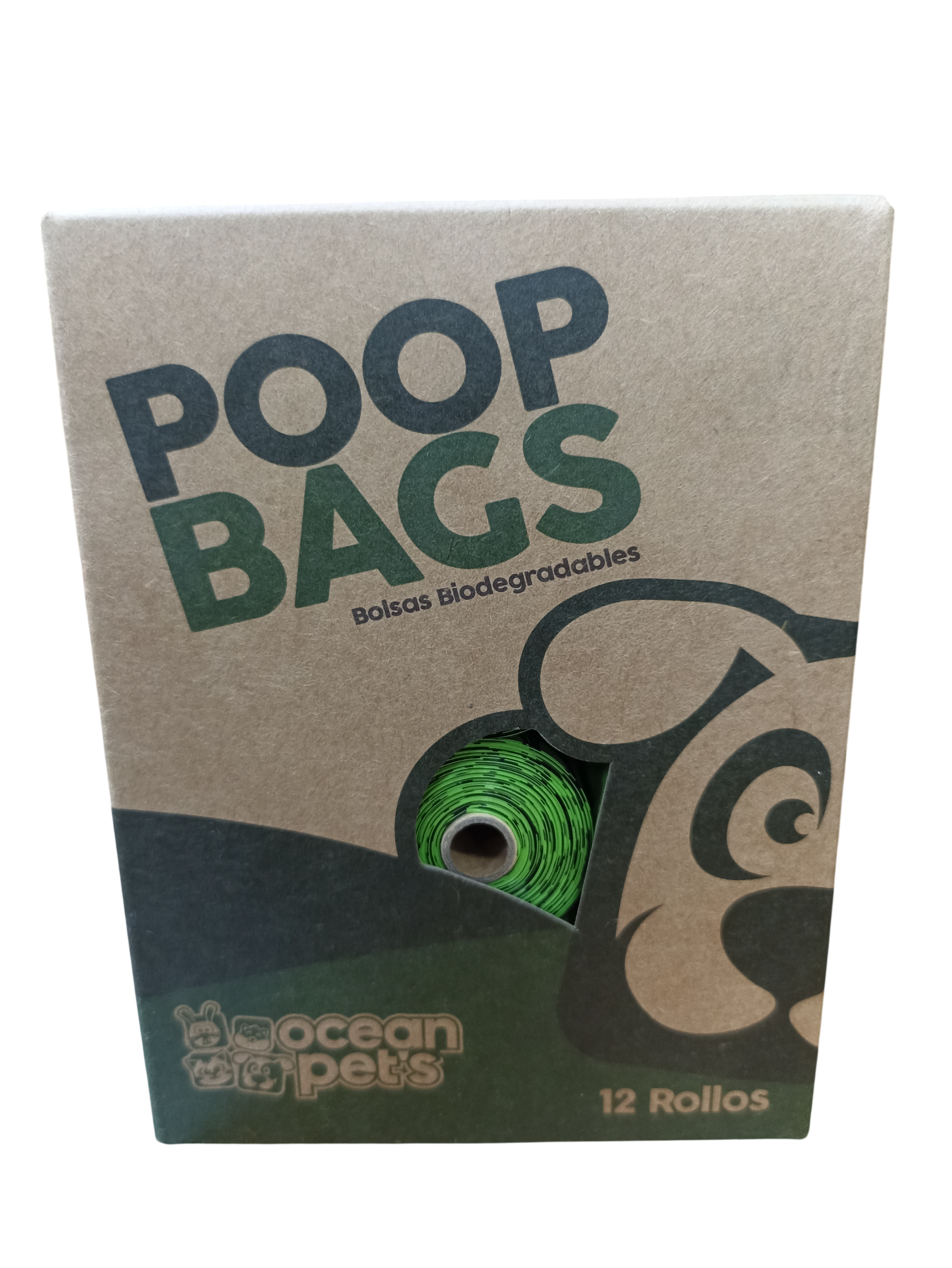 BOLSA BIODEGRADABLES C/12 ROLLOS CAJA C/180 BOLSAS